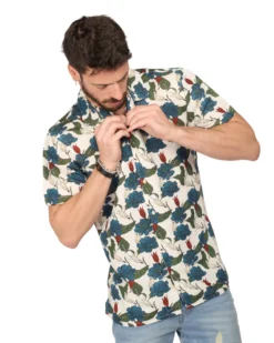 CAMICIA MEZZA MANICA FANTASIA
