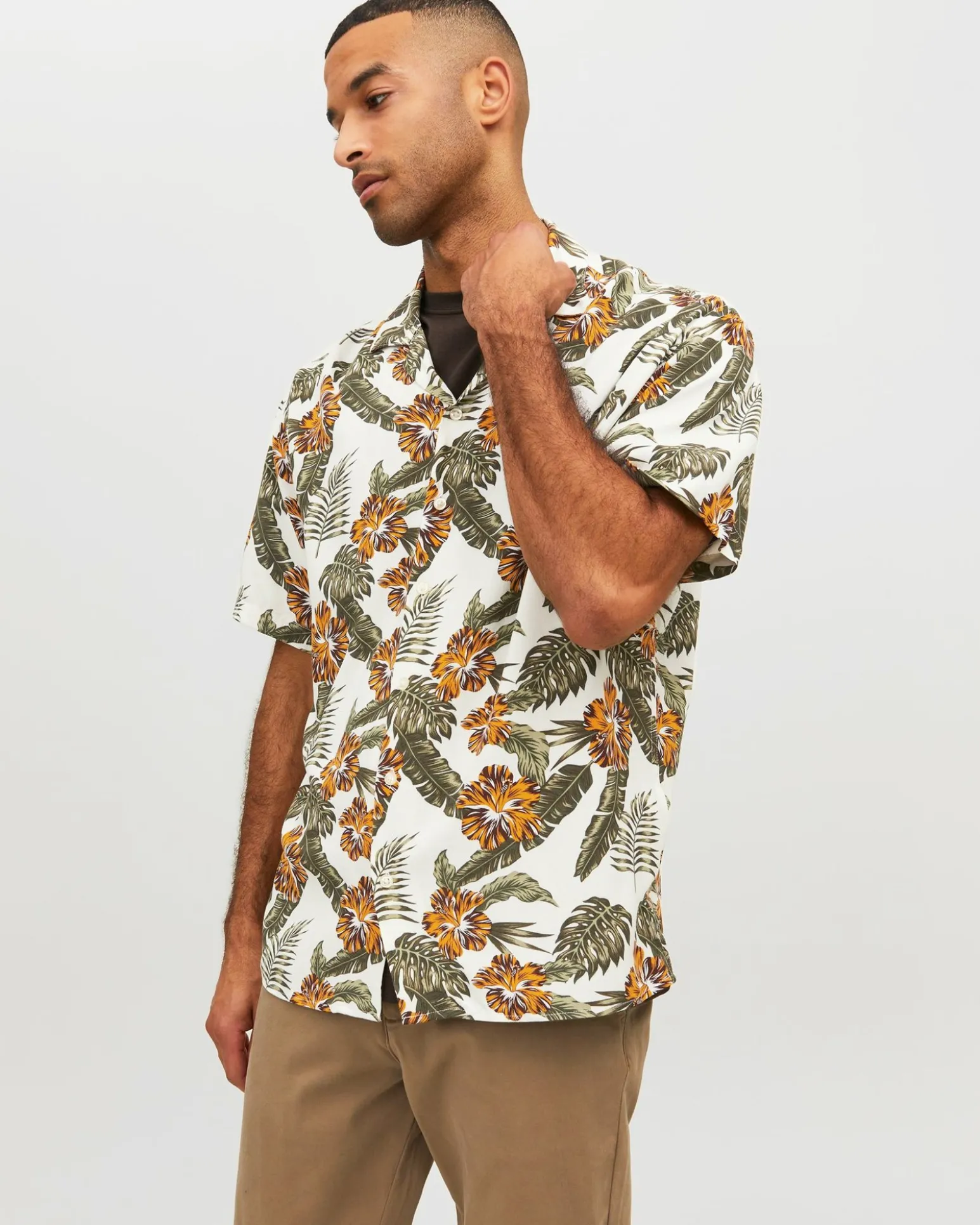 CAMICIA MEZZA MANICA JJEJFF FLORAL