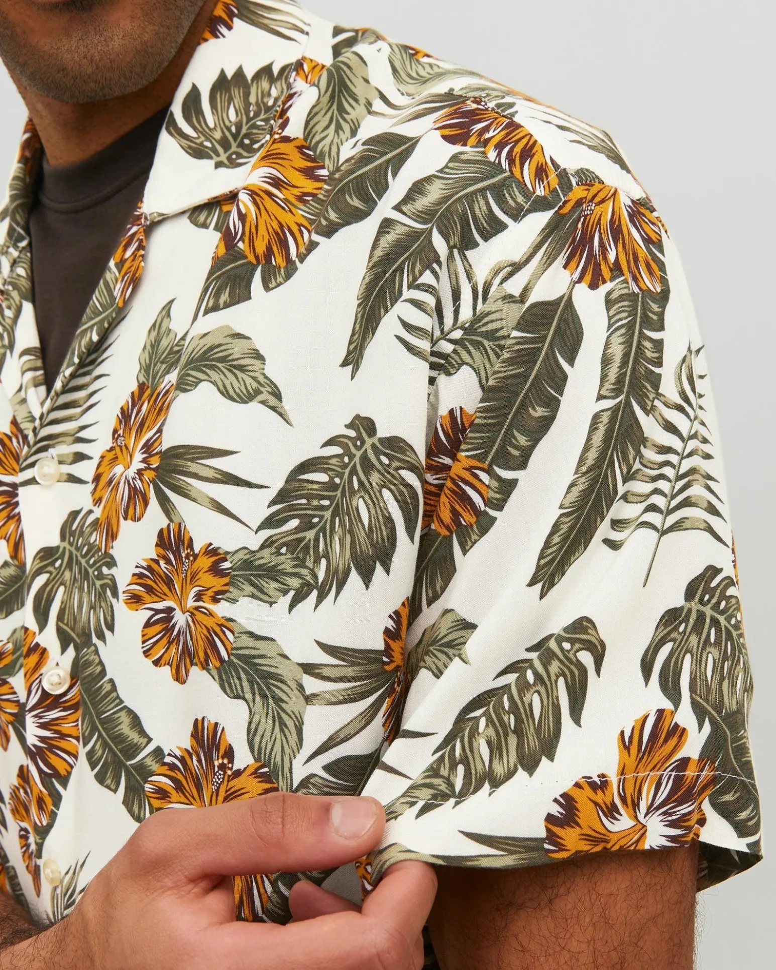 CAMICIA MEZZA MANICA JJEJFF FLORAL