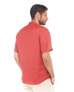 CAMICIA MEZZA MANICA LINO COREANO