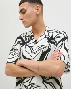 CAMICIA MEZZA MANICA MONOCHROME RESORT