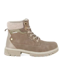 CANGURO - Scarponcino beige con lacci