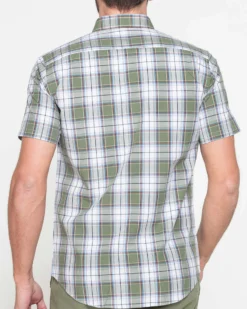 CARRERA - Camicia manica corta botton down con taschino