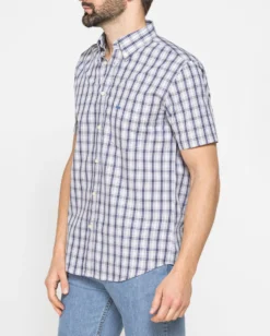 CARRERA - Camicia manica corta botton down con taschino