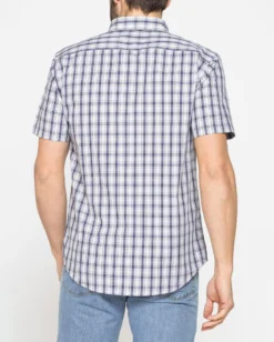 CARRERA - Camicia manica corta botton down con taschino