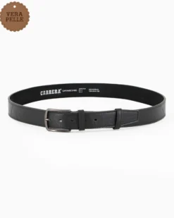 CARRERA - Cintura nera da uomo