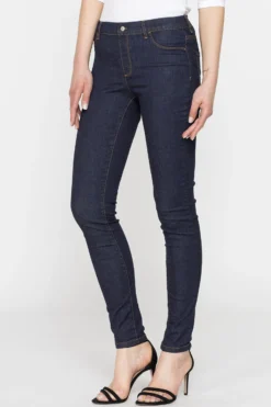 CARRERA - DONNA LEGGINGS JEANS DENIM SCURO SUPER STRETCH