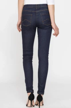 CARRERA - DONNA LEGGINGS JEANS DENIM SCURO SUPER STRETCH