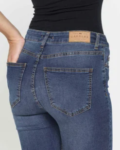 CARRERA - LEGG-JEANS DONNA 5 tasche con zip