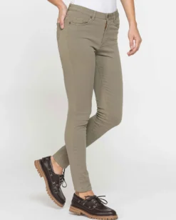 CARRERA - LEGG-JEANS MILITARE DONNA 5 tasche con zip