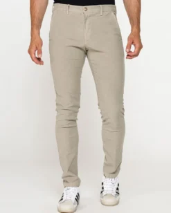 CARRERA - PANTALONE BEIGE DA UOMO IN FUSTAGNO STRETCH