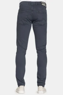 CARRERA - PANTALONE BLU DA UOMO IN BULL DENIM SLIM FIT CON TINUTRA OLD