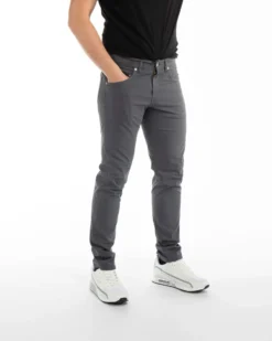 CARRERA - Pantalone da uomo slim fit grigio scuro in cotone elasticizzato