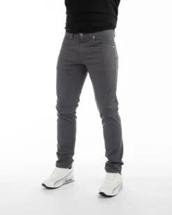CARRERA - Pantalone da uomo slim fit grigio scuro in cotone elasticizzato