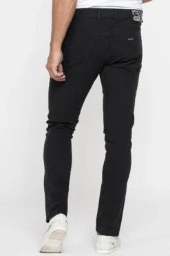 CARRERA - Pantalone da uomo slim fit nero in cotone elasticizzato