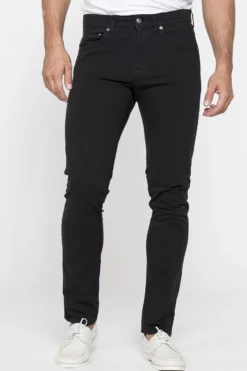 CARRERA - Pantalone da uomo slim fit nero in cotone elasticizzato