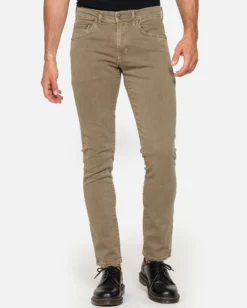CARRERA - PANTALONE  FANGO 5 TASCHE COTONE ELASTICIZZATO SLIM FIT
