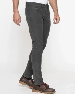 CARRERA - PANTALONE GRIGIO 5 TASCHE COTONE ELASTICIZZATO SLIM FIT