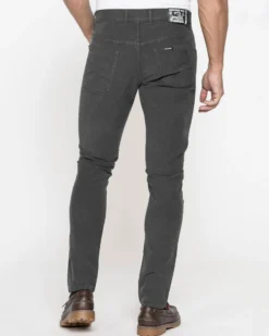 CARRERA - PANTALONE GRIGIO 5 TASCHE COTONE ELASTICIZZATO SLIM FIT