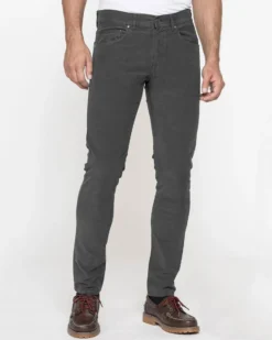 CARRERA - PANTALONE GRIGIO 5 TASCHE COTONE ELASTICIZZATO SLIM FIT