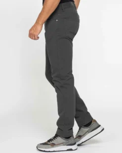 CARRERA - Pantalone grigio 5 tasche in pesante gabardina di cotone