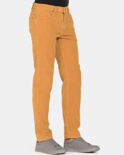 CARRERA - PANTALONE OCRA 5TASCHE IN VELLUTO 1000 RIGHE STRETCH