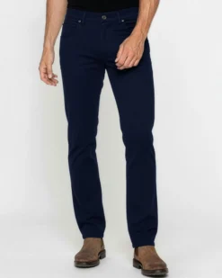 CARRERA - Pantalone 5 tache stretch blu da uomo