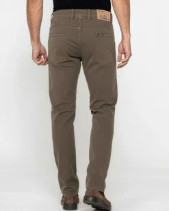 CARRERA - Pantalone 5 tache stretch fango da uomo