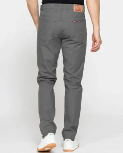 CARRERA - Pantalone 5 tasche in cotone grigio chiaro da uomo