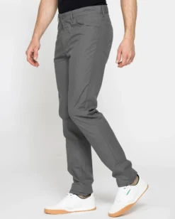 CARRERA - Pantalone 5 tasche in cotone grigio chiaro da uomo