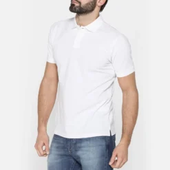 CARRERA - POLO BIANCA MANICA CORTA PIQUET COTONE ORGANICO