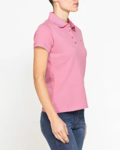 CARRERA - Polo manica corta in tessuto piquet rosa da donna
