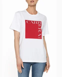 CARRERA - TSHIRT BIANCA DA DONNA MANICA CORTA