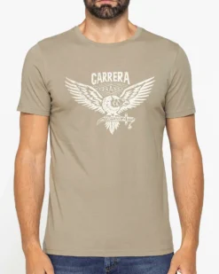 CARRERA - Tshirt manica corta in jersey con stampa