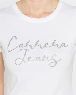 CARRERA - Tshirt mezza manica in jersey di cotone con stampa frontale