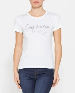 CARRERA - Tshirt mezza manica in jersey di cotone con stampa frontale