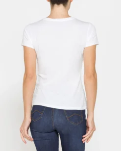 CARRERA - Tshirt mezza manica in jersey di cotone con stampa frontale