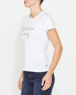 CARRERA - Tshirt mezza manica in jersey di cotone con stampa frontale