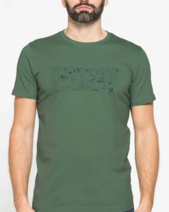 CARRERA - Tshirt mezza manica in jersey con stampa frontale