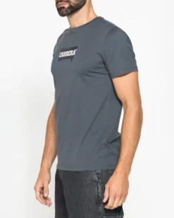 CARRERA - Tshirt mezza manica in jersey con stampa logo frontale