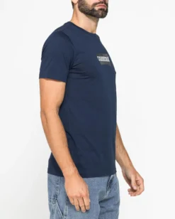 CARRERA - Tshirt mezza manica in jersey con stampa logo frontale