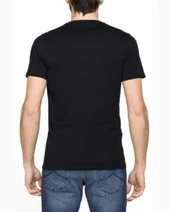 CARRERA - TSHIRT NERA UOMO MANICA CORTA JERSEY