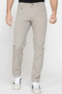 CARRERA - UOMO PANTALONE TORTORA IN TELA 5 TASCHE