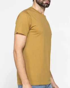 CARRERA - UOMO TSHIRT GIALLO SENAPE MEZZA MANICA LOGO