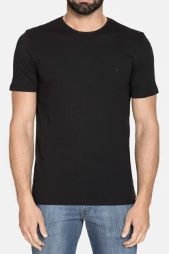 CARRERA - UOMO TSHIRT NERA MEZZA MANICA
