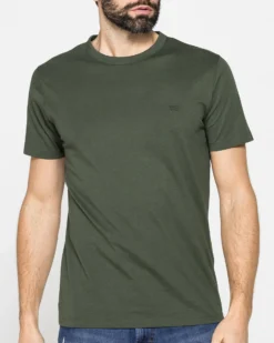 CARRERA - UOMO TSHIRT VERDE MEZZA MANICA