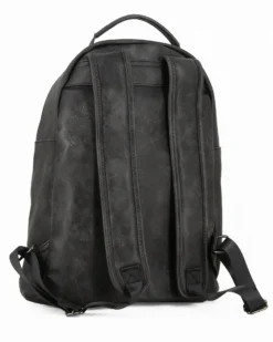 CARRERA - Zaino ufficio nero con due tasche frontali