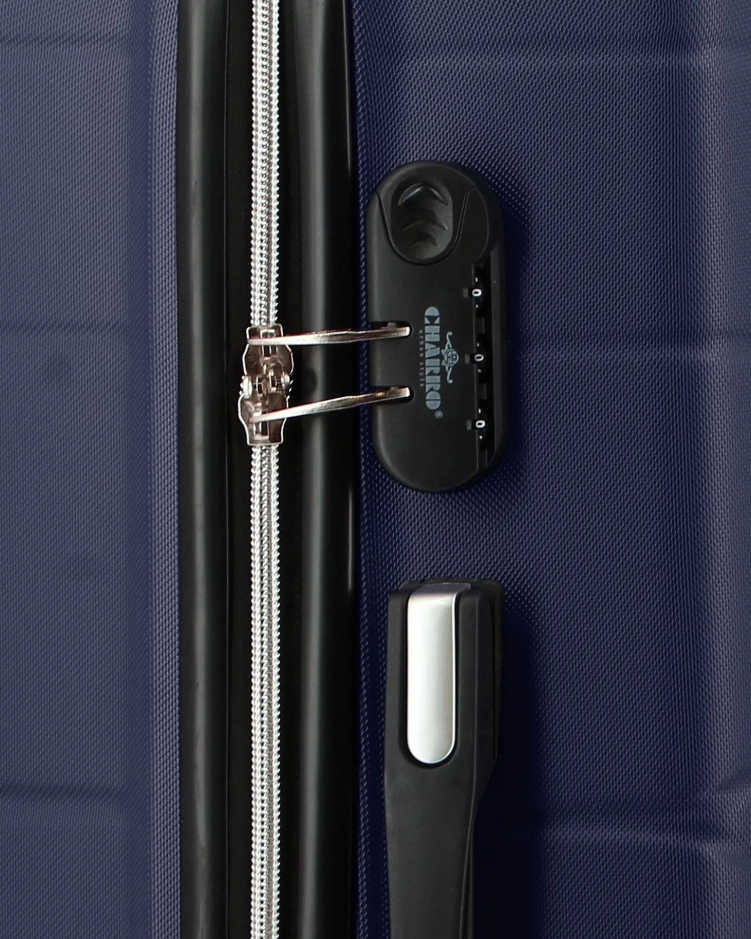 CHARRO- Trolley in ABS a righe orizzontali con 4 ruote doppie