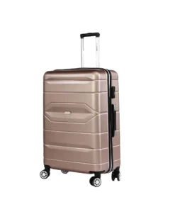 CHARRO- Trolley in ABS a righe orizzontali con 4 ruote doppie