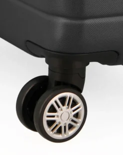 CHARRO - TROLLEY IN ABS A RIGHE ORIZZONTALI CON 4 RUOTE DOPPIE